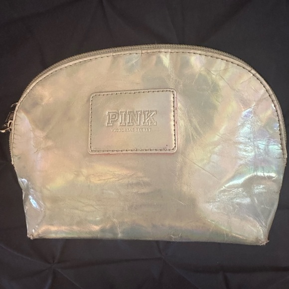 Victoria Secret Pink Silver Women's Cosmetic bag - Picture 1 of 5